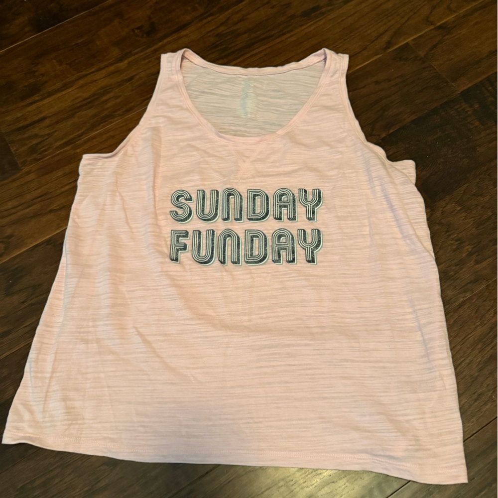 Secret Treasures Pink Muscle Tee Casual Top